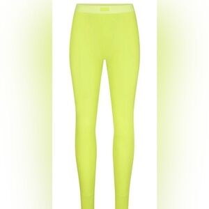 SKIMS Neon Yellow Leggings